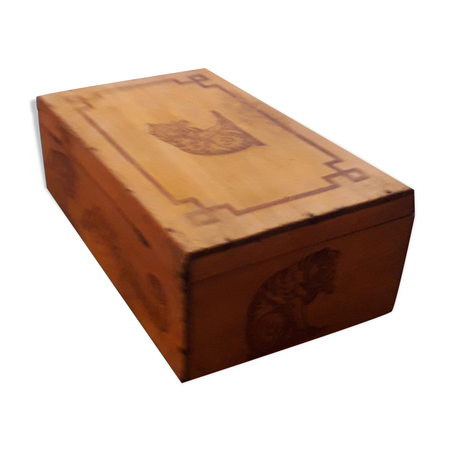 Wood box starch to cat 1930