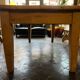 Farmhouse table, 19th century.