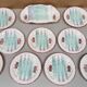 Plat et assiettes barbotine , service à asperges en faience de longchamp