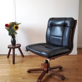 Leather office chair 1970