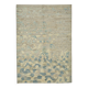 Hand-Knotted Turkish Contemporary 203 cm x 296 cm Beige Wool Carpet
