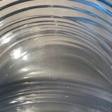 6 crystal half-moon salad plates