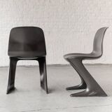 Dining chairs ‘Z-chair’ by Ernst Moeckl
