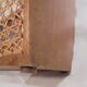 Porte-revues en bois et cannage