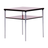 Small red Art Deco coffee table made in 1940s Czechia