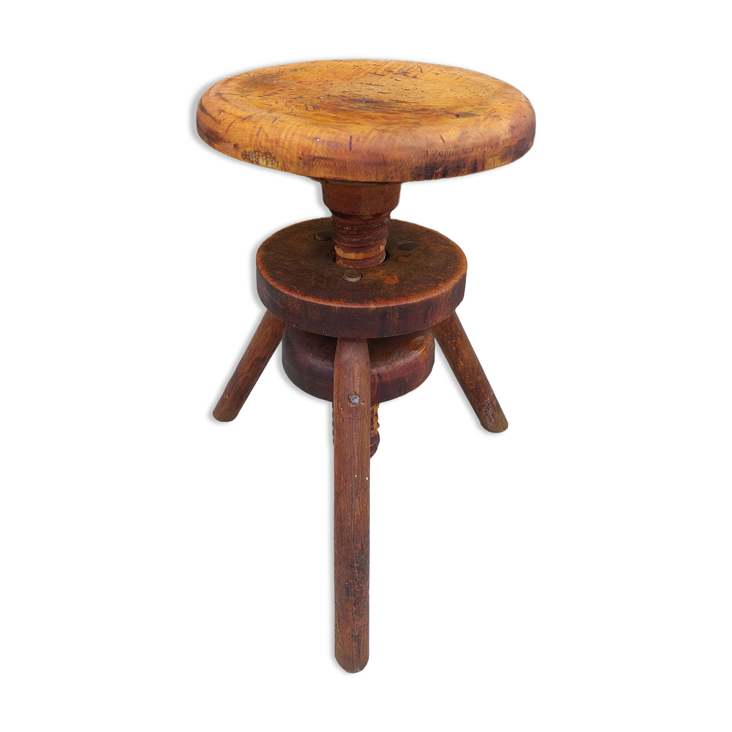 Tabouret de piano tripode