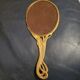 Brass vanity mirror, Art Nouveau style