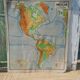 Map of the American continent Vidal-Lablache (1950s)