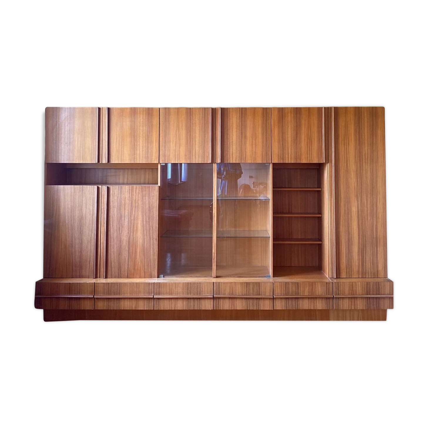 Wall unit / bookcase Italian Luigi Bartolini 1960