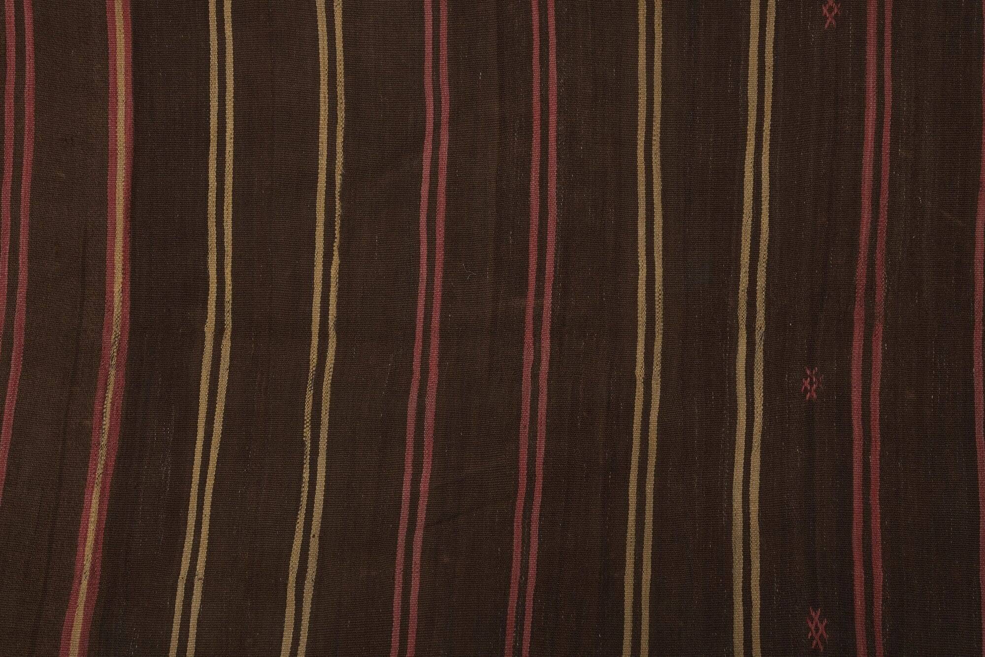 Vintage Turkish kilim, handwoven, 160x380 cm.