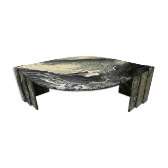 Table basse salon marbre Italie 1970