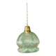 Suspension globe vintage en verre transparent