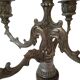 Elegante Candelabro Vintage a 5 Fiamme – Firmato AGAD in Stile Barocco '70