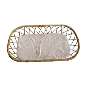 Berceau en rotin avec - matelas