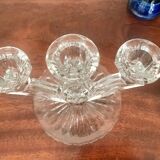 Pair of crystal candlesticks