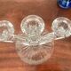 Pair of crystal candlesticks