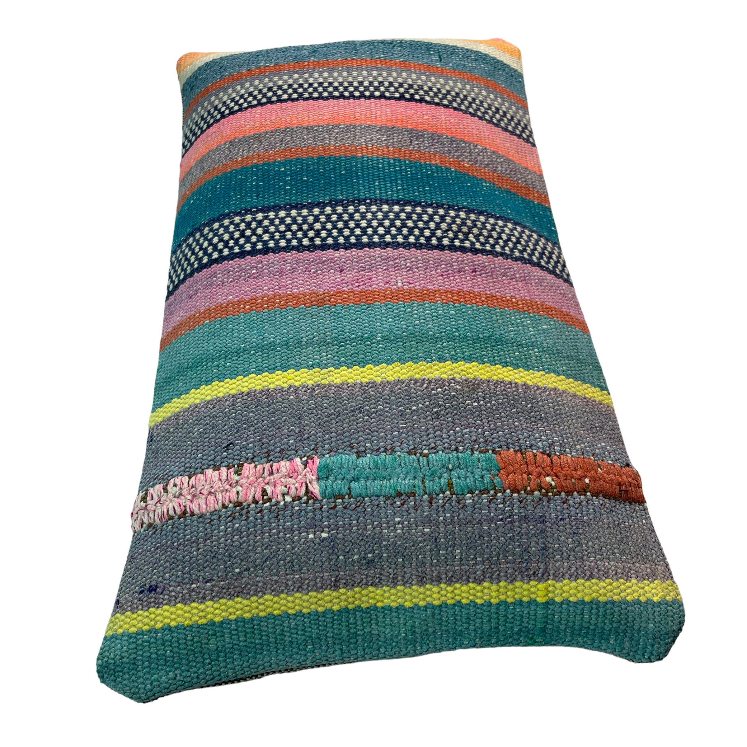 Vintage turkish handmade cushion cover , 30 x 50 cm