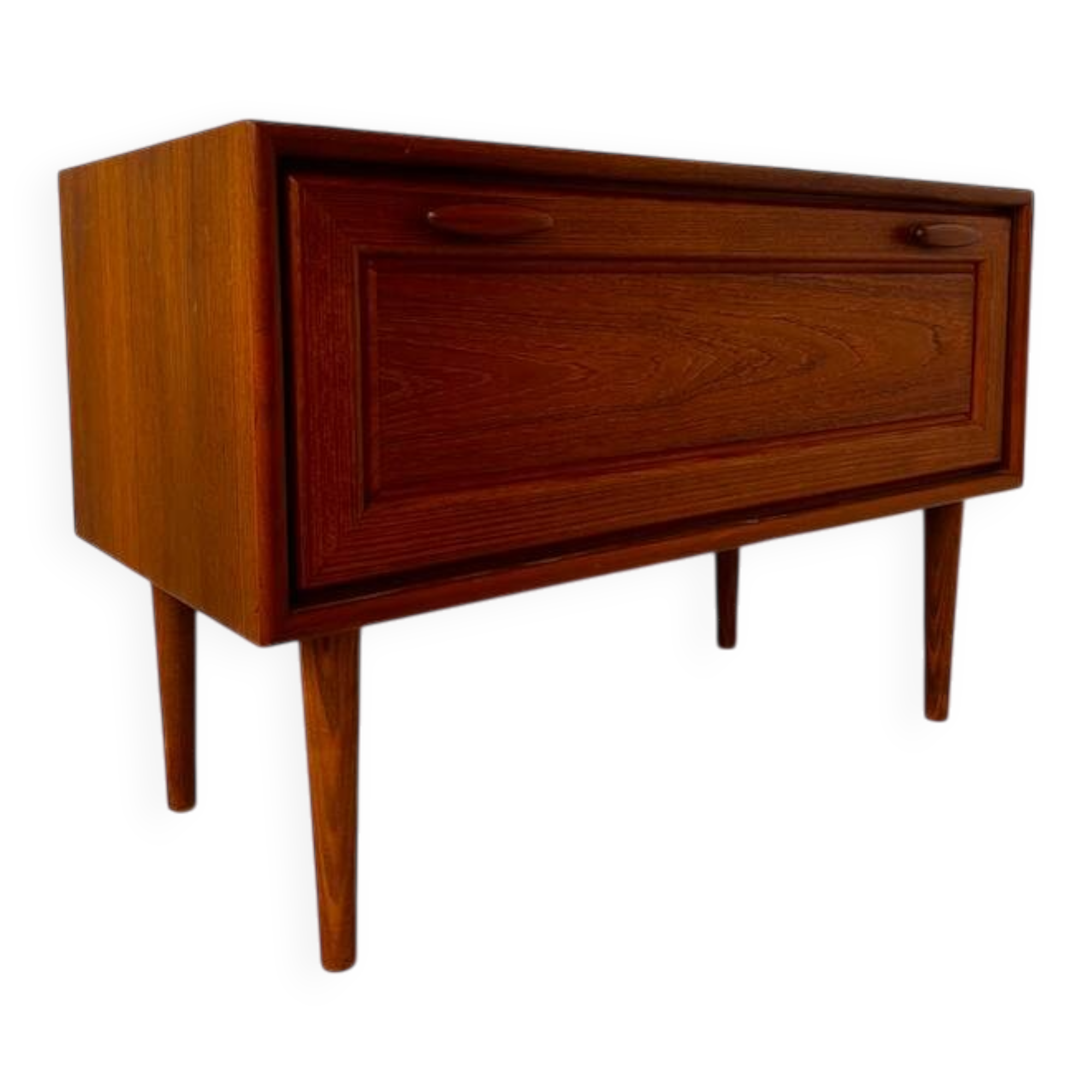 Scandinavian low "TV" unit in teak.