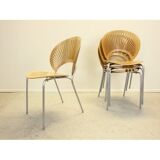 Set of chairs model "Trinidad" by Nanna Ditzel for Frederica