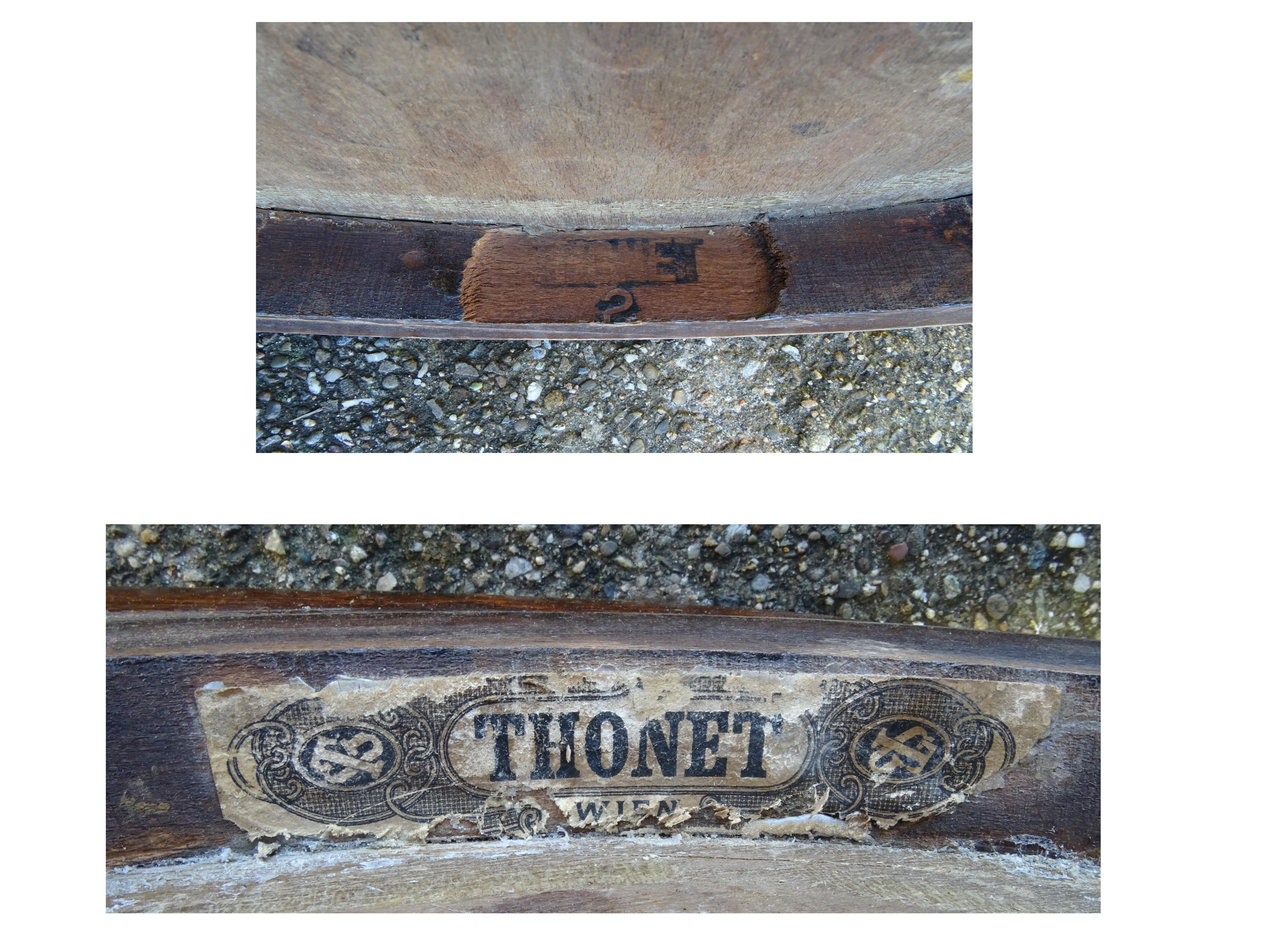 Chair Thonet B9 says Le Corbusier 1902 sitting wood