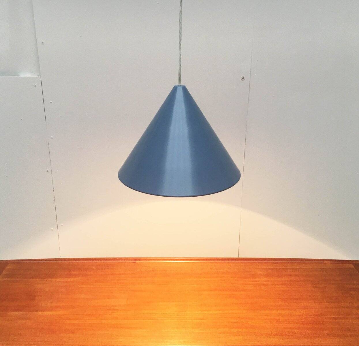 Danish mid-century suspension billiard lamp by Louis Poulsen