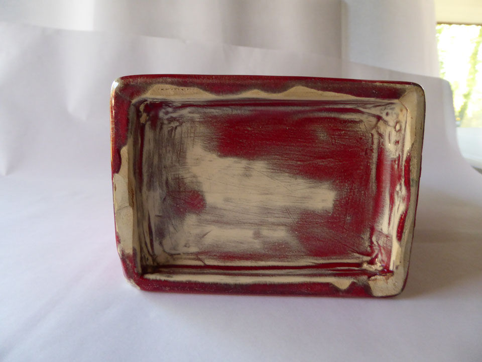 Modern red pitcher