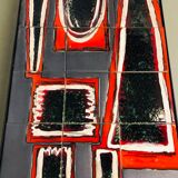 1950 coffee table with Jacolor Ceramics