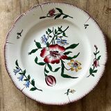 7 Sarreguemines flat plates
