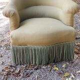 Mustard toad armchair