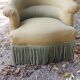 Mustard toad armchair