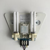 Italian sconces wall lamps  by Leucos with Murano glass, 1970s