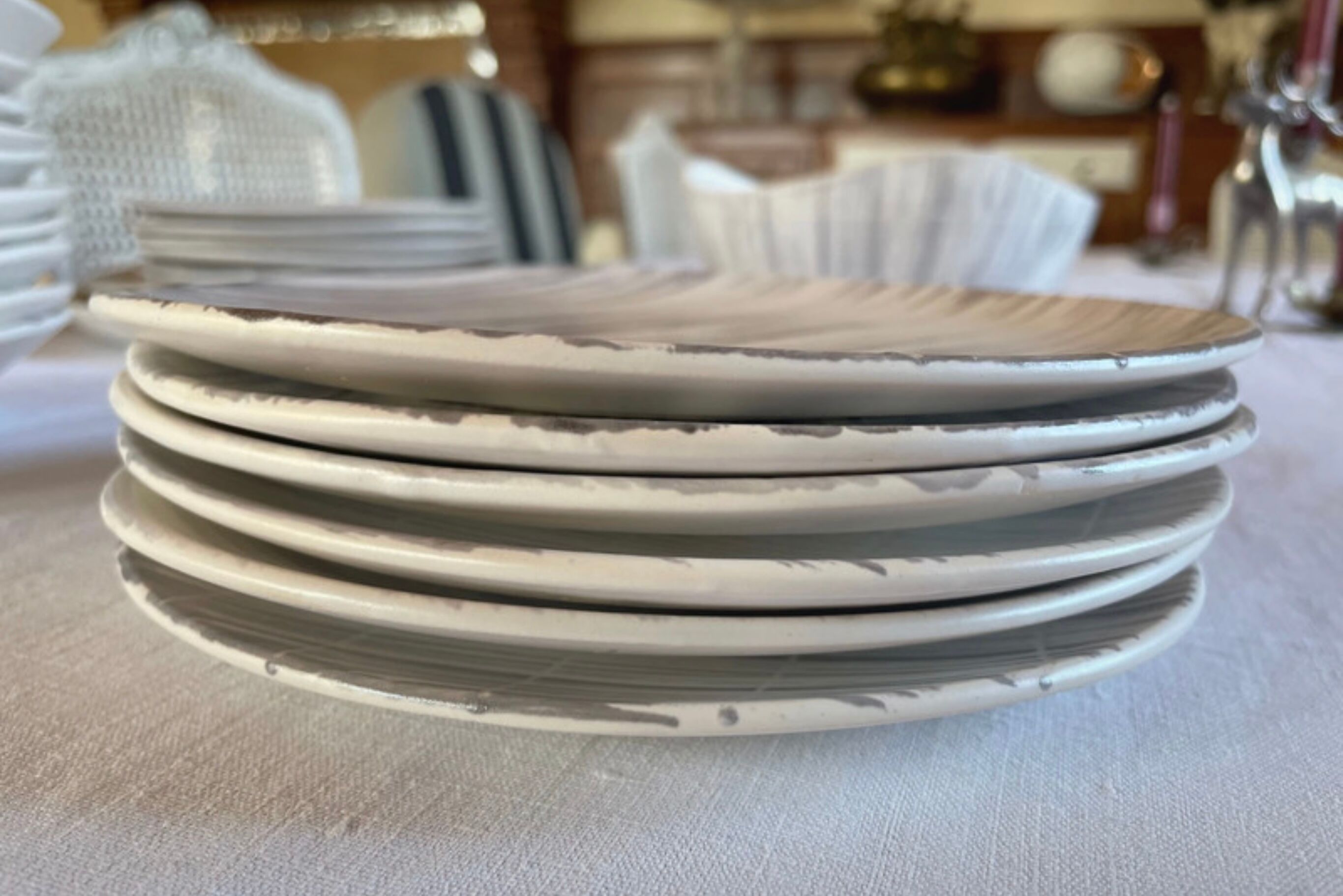 Assiettes à dessert Niderviller « Voile »