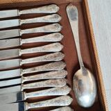 Grande ménagère 12 personnes vintage 51 pièces ARG 008