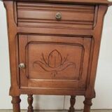 Canelé leg bedside table, 1900s