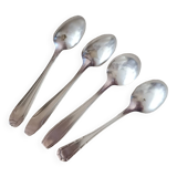 4 small Art Deco spoons