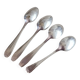 4 petites cuillères Art déco