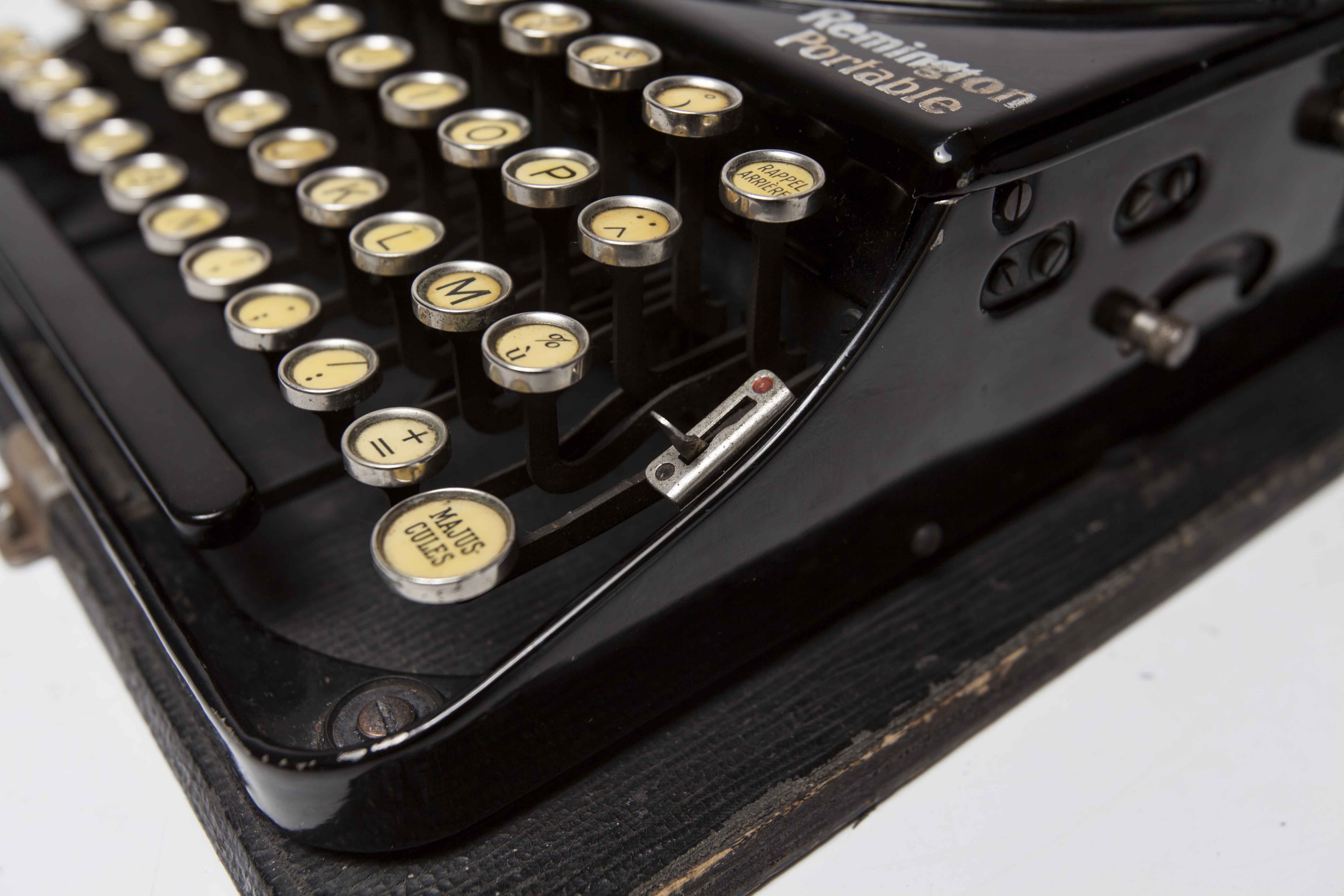 Revised Remington Portable Typewriter and New Ribbon