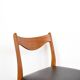 Mid-Century Danish Teak and Leather Dining Chairs by Arne Wahl Iversen for Glyngøre Stolefabrik, 196