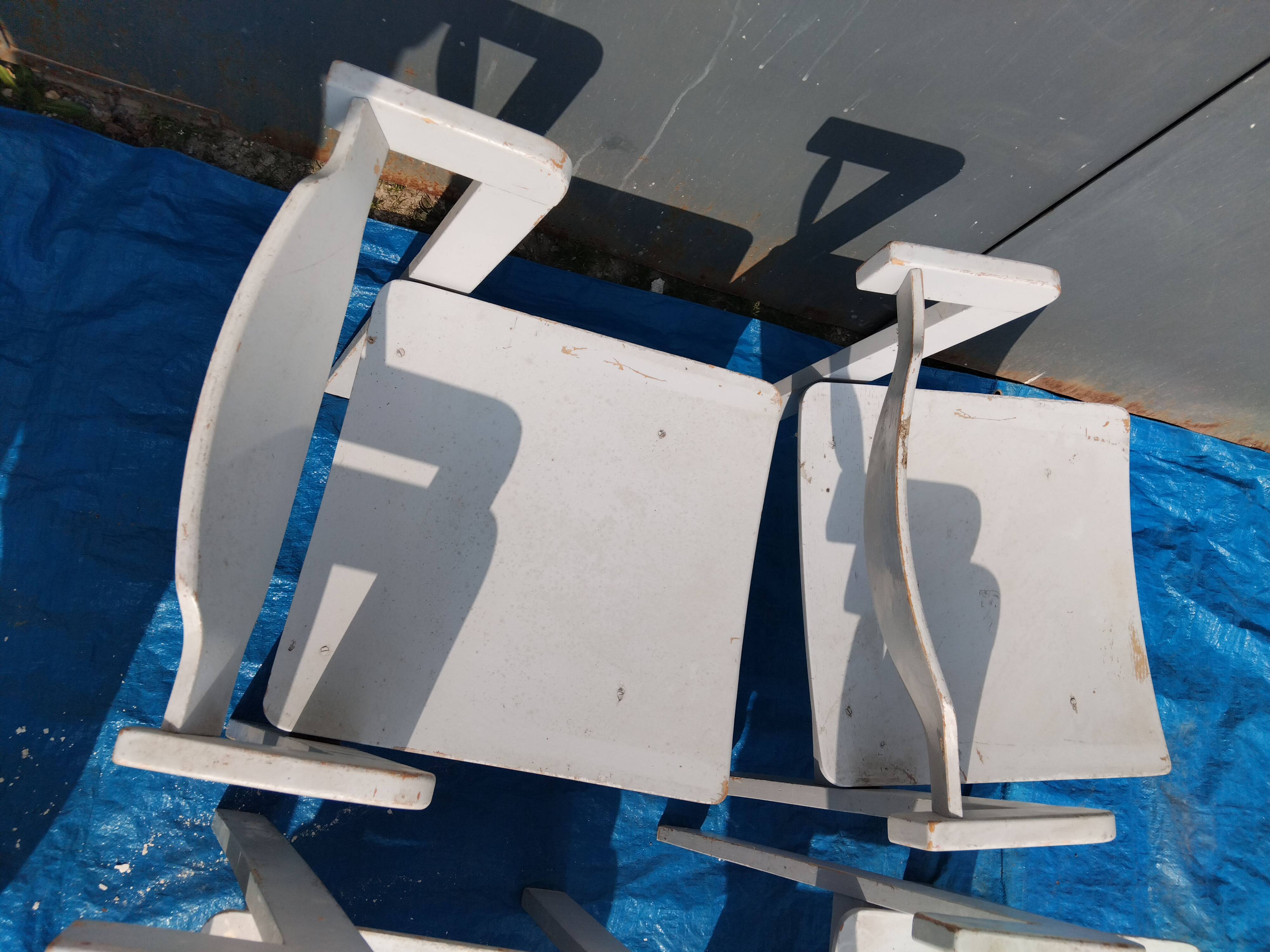 6 vintage Scandinavian design chairs