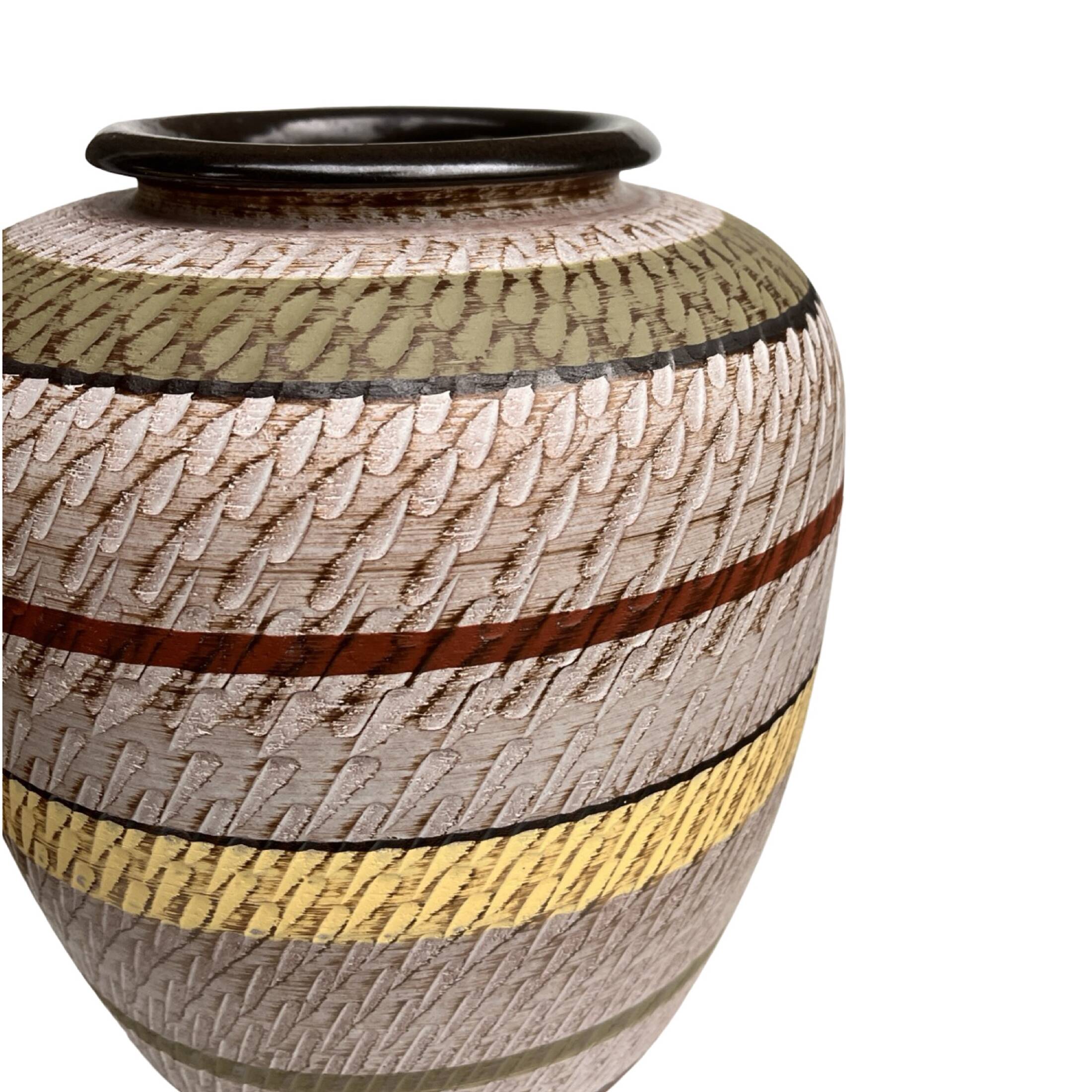 Dümler & Breiden "Faux Klinker" floor vase, type 29/25, Germany 1970s