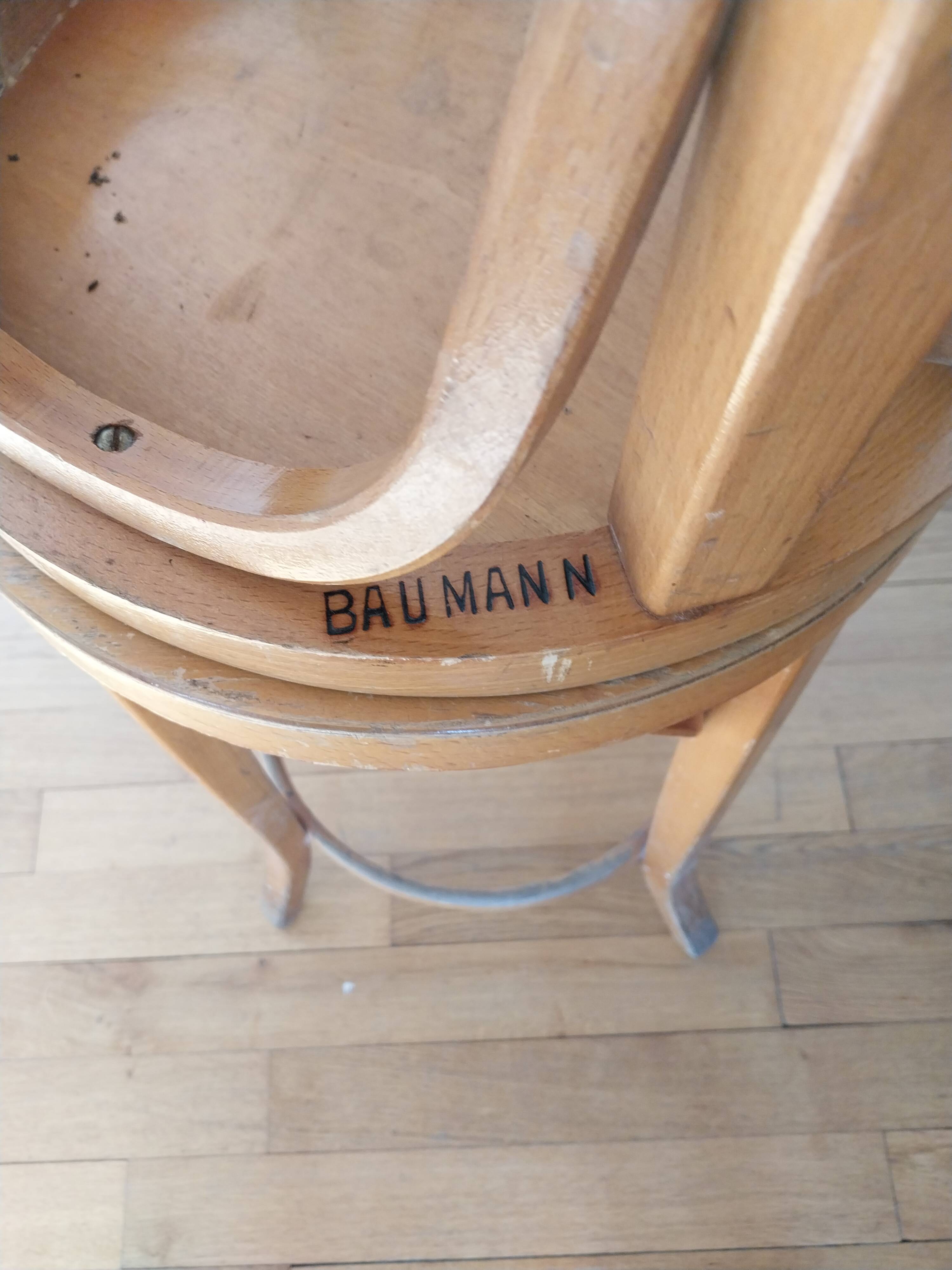 Pair of Baumann stools