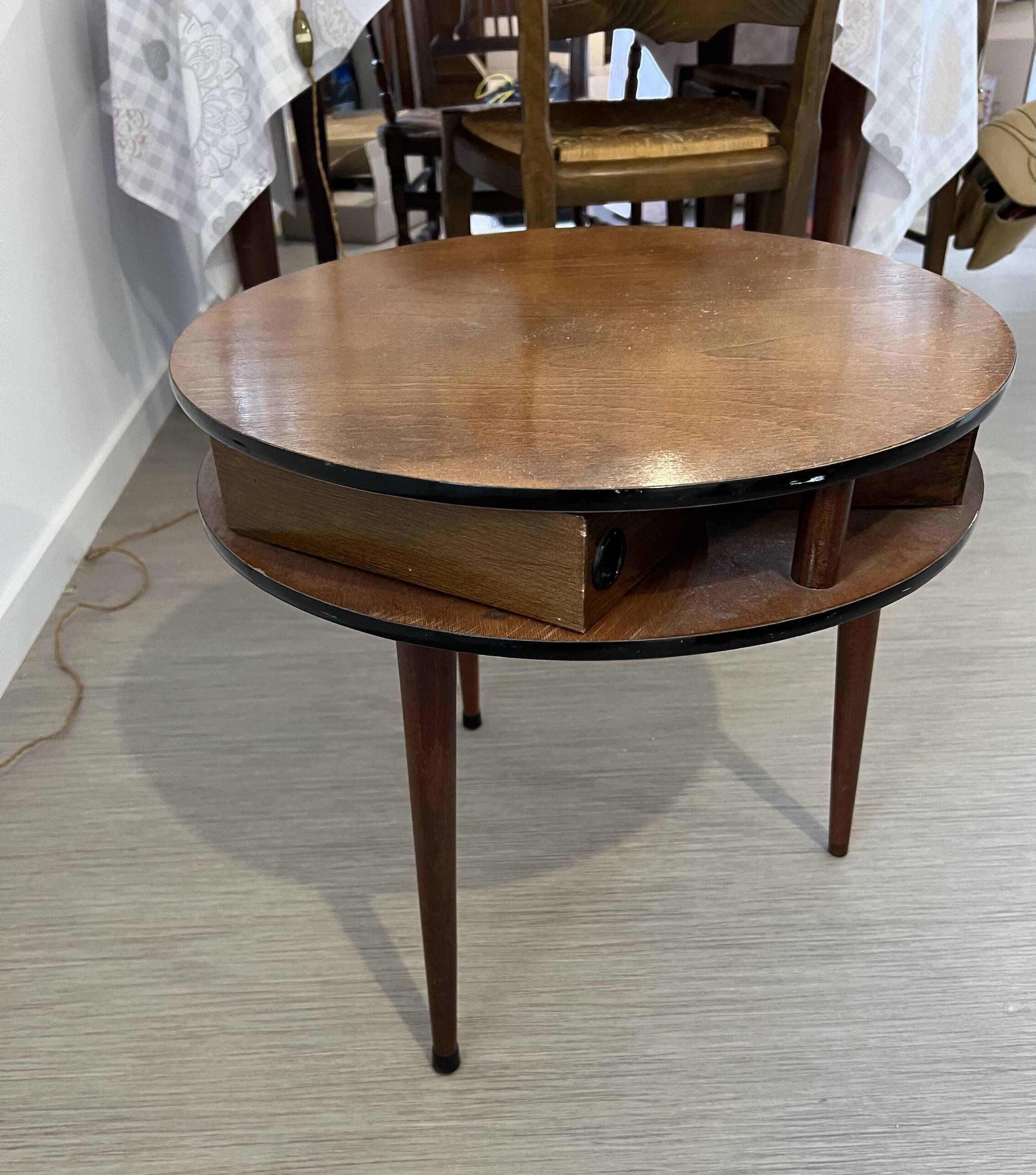Vintage coffee table with drawers