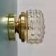 Vintage glass moulded globe wall/ceiling light.
