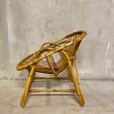 Rattan armchair