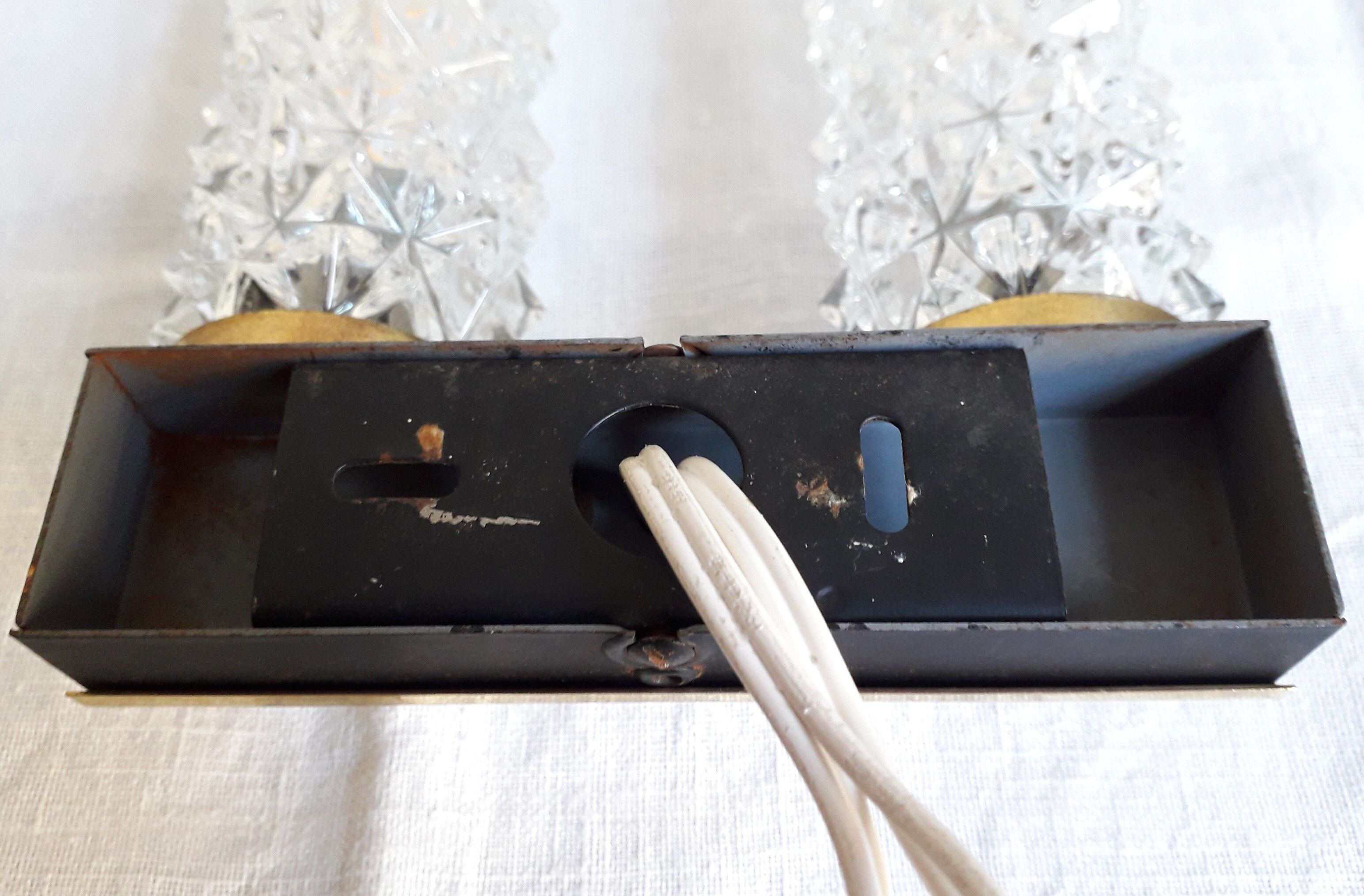 Vintage double wall lamp