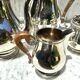 Christofle House. Silver-plated tea and coffee service.