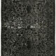 Handwoven Unique Turkish 1980s 165 cm x 267 cm Black Rug