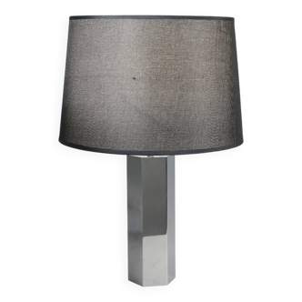 Lampe de table Hexagon, modèle Ingo Maurer, M Design Italie années 1970