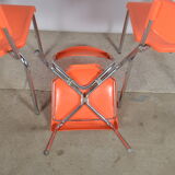 Vintage orange chairs