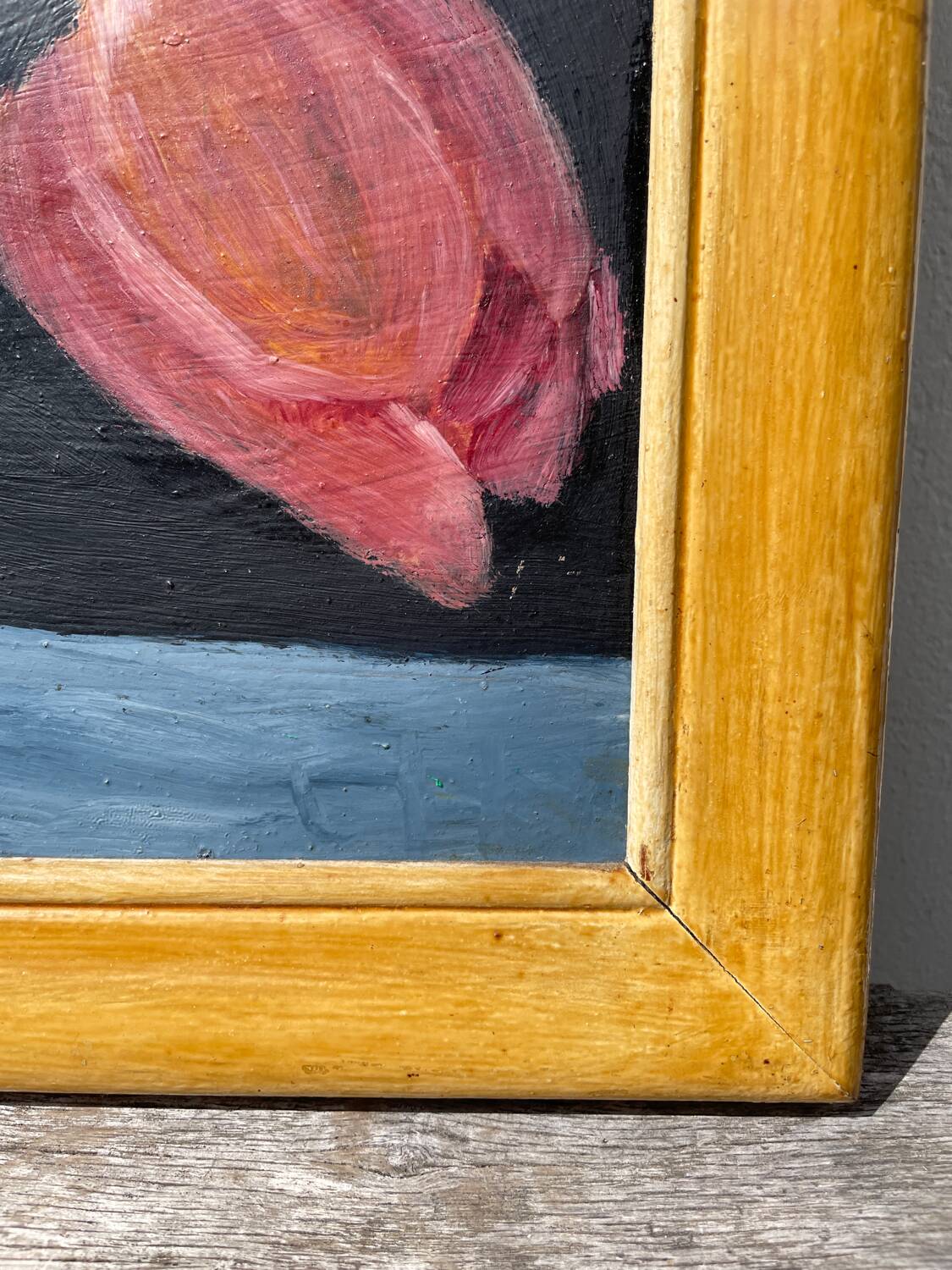 Large flower bouquet painting